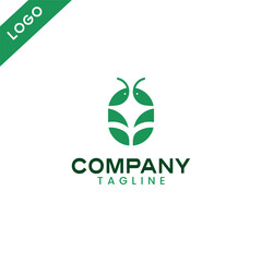 Insect logo - a cockroach insect logo with a simple and easy to remember theme suitable for companies engaged in insect cultivation, organizations etc.