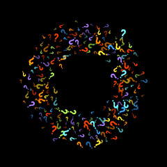 Question marks Quiz, doubt poll query public poll.