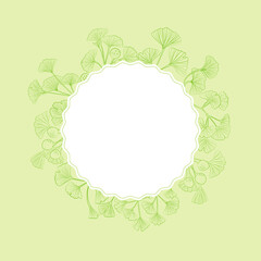 Set of hand drawn leaves ginkgo biloba. Collection ginkgo biloba isolated leaves on a branch berry.
Set of medical, botanical plant. Vector sketch hand drawn.