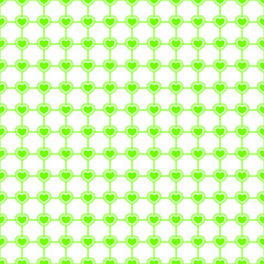 Abstract Seamless Pattern Green Doodle Geometric Figures Background Vector