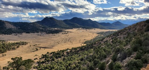 view of the mountains