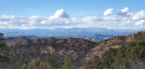 panorama of the mountains
