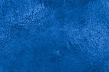 Old wall pattern texture cement blue dark abstract  blue color design are light with black gradient background.