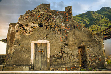 ancient Building on Salina Island