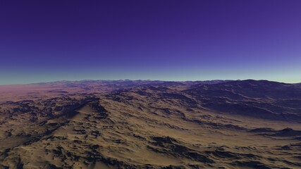 Fototapeta na wymiar view from a beautiful planet, beautiful space background 3d render