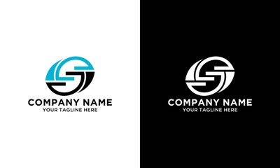 S  initial letter logo design inspiration, vector eps 10