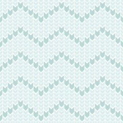 Knitted geometric seamless background with color lines.