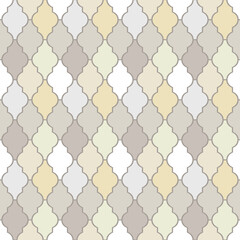 Color mosaic seamless vector background.