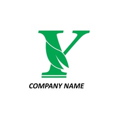 Y Logo Template vector icon