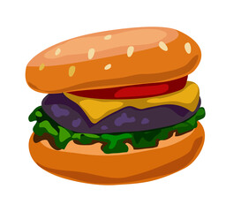 Hamburger vector illustration