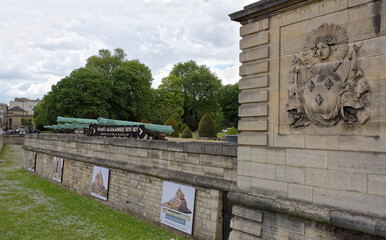 Fototapeta premium Museum of the Army.Traffic cannons from the collection of the museum