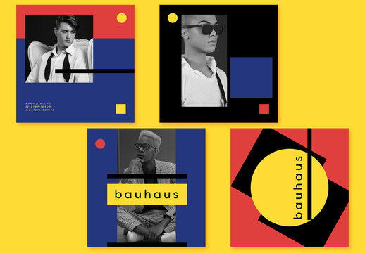 Bauhaus Social Media Set
