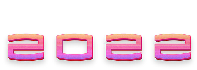 2022, Jahr, Jahreswechsel, Zahl, Muster, Farbig, Grafik