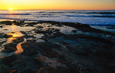 Naklejka premium Tide pools