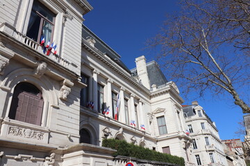 La préfecture de la Loire vue de l'extérieur, ville de Saint Etienne, département de la Loire, France
