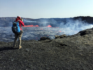 Volcan Erta Ale, d&eacute;sert de Danakil, &Eacute;thiopie