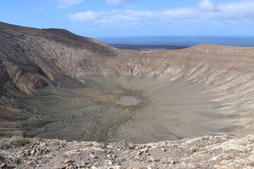 Caldera Blanca Lanzarote Îles Canaries Espagne