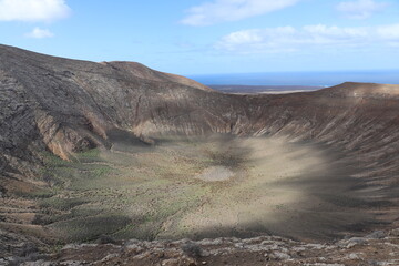 Caldera Blanca Lanzarote Îles Canaries Espagne