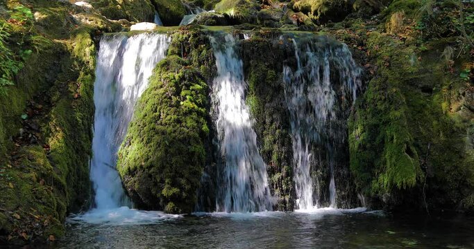 Famous Bigar Waterfall in Romania
