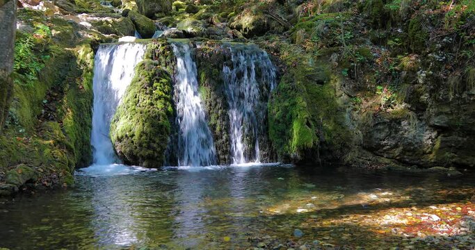 Famous Bigar Waterfall in Romania
