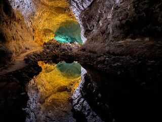 Cueva de los Verdes Lanzarote Canaries Espagne