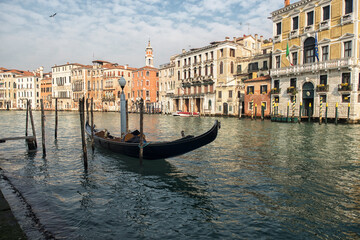 Plakat Venice. Italy. An empty city without tourists. City landscape.