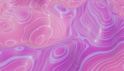 Abstract wave background. 3D illustration.