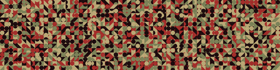 Abstract Geometric Pattern generative computational art illustration