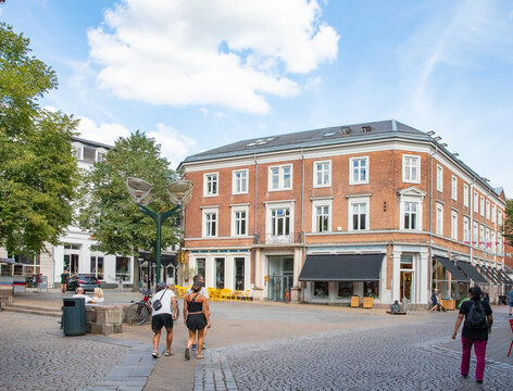 Street in Kolding city ,Denmark,scandinavia,Europe