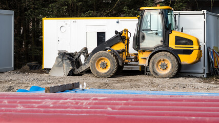 Chantier de raccordement au réseau public d'assainissement