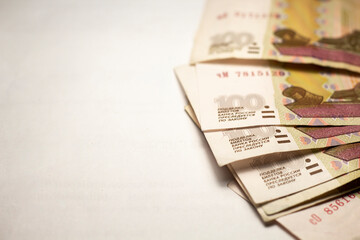 Russian rubles money