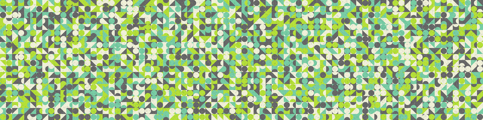 Abstract Geometric Pattern generative computational art illustration