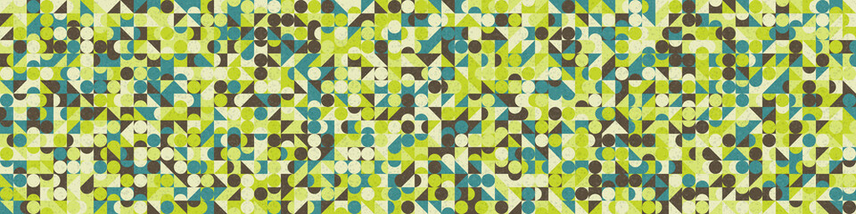 Fototapeta premium Abstract Geometric Pattern generative computational art illustration