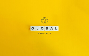 Global Challenges Banner and Concept.