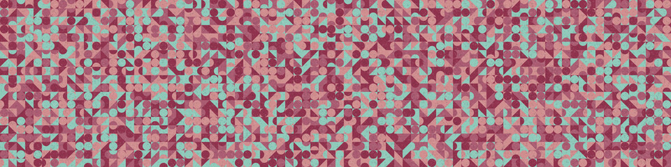 Abstract Geometric Pattern generative computational art illustration