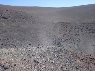 Etna volcano landscape