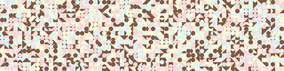 Abstract Geometric Pattern generative computational art illustration