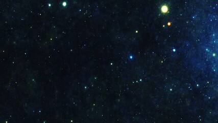 Fototapeta premium Stars in the night sky nebula and galaxy