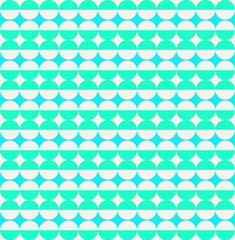 Seamless abstract geometric pattern. Simple design stars. pastel palette blue and green mint. Modern endless print for textile, fabrics, wrapping, wallpapers, baby room. Retro vintage style. Vector