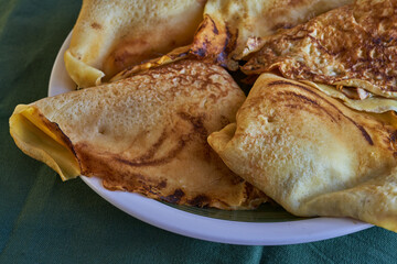Asturian frixuelos. Traditional dessert of Asturias typical of the carnival.