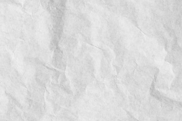 white crumpled paper background with copy-space