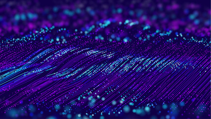 Futuristic data technology background. Futuristic visual network. Blockchain background