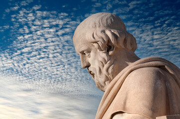 classic statue of Plato