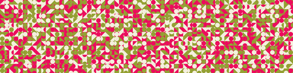 Abstract Geometric Pattern generative computational art illustration