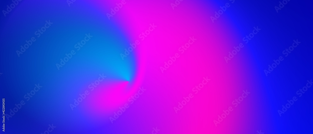 Poster Minimal colorful gradient. Abstract modern background. Electronic music landing page.