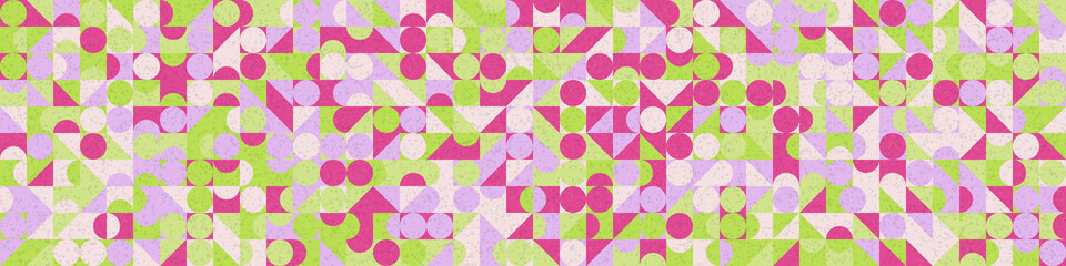 Abstract Geometric Pattern generative computational art illustration