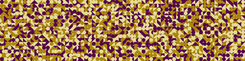 Abstract Geometric Pattern generative computational art illustration