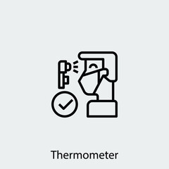 thermometer icon vector sign symbol