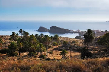 Selbstklebende Fototapeten Vistas de la Isleta del Moro con un precioso entorno natural en Almería, España © Jeronimo Contreras