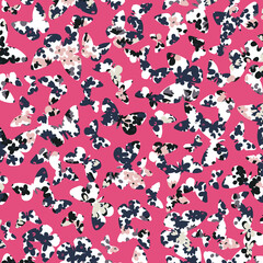Fototapeta premium Butterfly vector pattern seamless background 